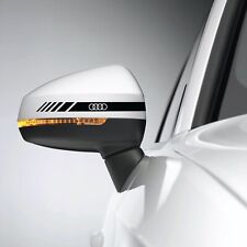 AUDI LOGO STICKERS FOR MIRRORS A3 A1 Q2 Q3 Q5 S LINE STICKER TUNING TT SPORT