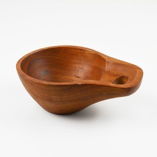 Plat En Teck Vintage Design