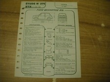 FICHE TECHNIQUE HONDA N 600