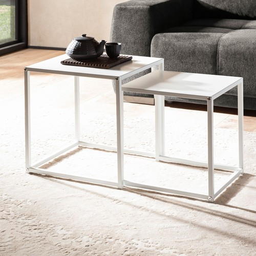 Finebuy tables gigognes métal - tables,