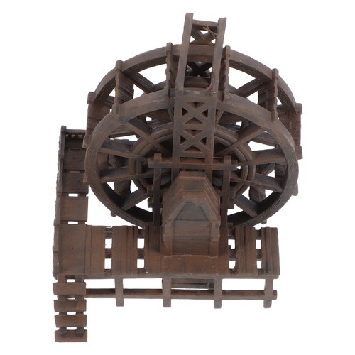 Meule eau roue fontaine - a,