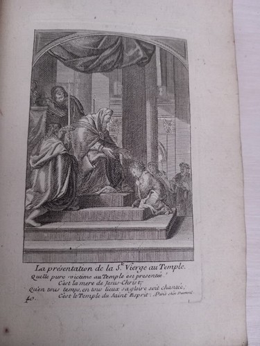 Gravure ancienne xviiiè - ancienne, du