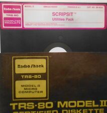 1982 Radio Shack TRS-80 Modèle II, Pack De Programmes SCRIPSIT Utilities