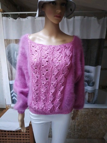 Pull angora laine d agneau - d,