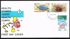 New Zealand Fauna Fish Marine Life Scuba Diving set on FDC 1979