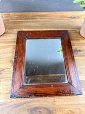 Ancien  miroir en bois –