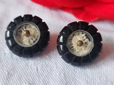 Duo boutons anciens dentelle