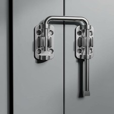 Verrou inox angle droit