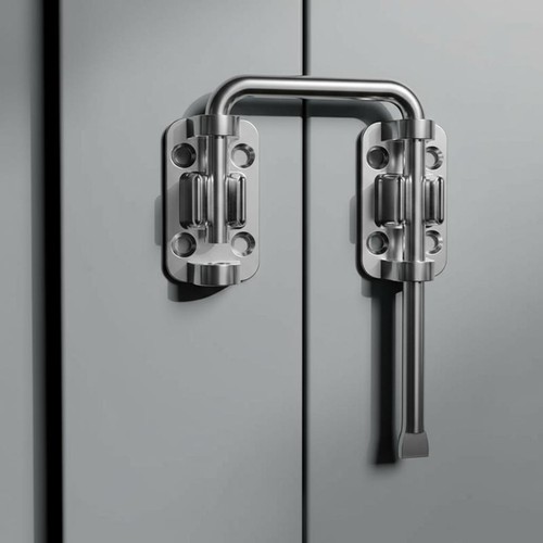 Verrou inox angle droit