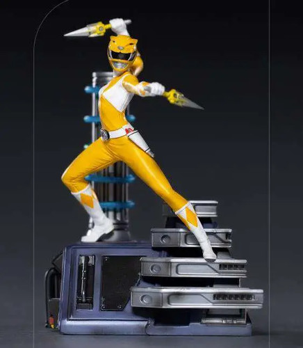 Power rangers statue yellow - statue,