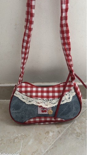 Sac bandoulière femme tissu