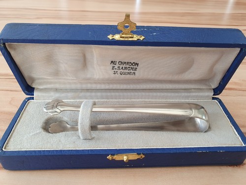 Pince sucre argent massif - sucre,