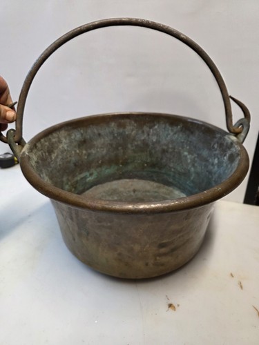 Ancien chaudron cuivre - ancien,