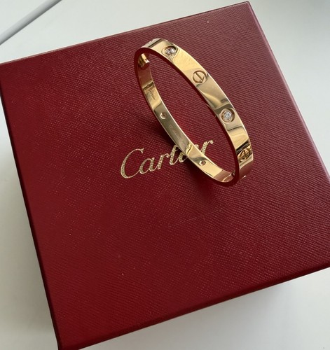 Cartier 18k rose gold love - cartier,