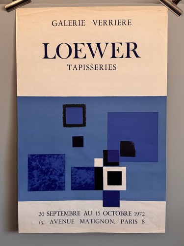 Affiche originale loewer - affiche,