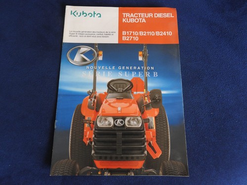 Catalogue kubota tracteur - kubota,