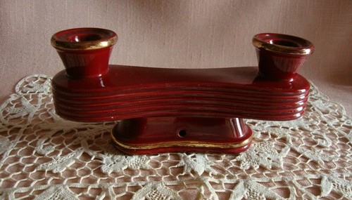 Bougeoir double pied de - bougeoir, ou