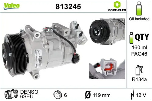 Compresseur climatisation r - compresseur,