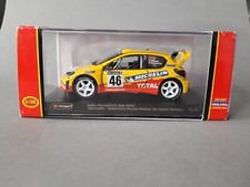 LE7072 BURAGO RALLY 95300 1/43 Peugeot 203 WRC 2002 Rally Great Britain #46