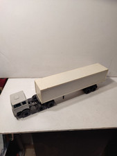 RARE GESA TRUCK - MERCEDES WHITE SEMI TRAILER - 1/50 - NICE CONDITION