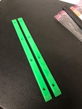 NEW SGI SKATEBOARD RAILS SUPER WIDE GREEN 4-HOLE SURE-GRIP INTERNATIONAL STEADMZ