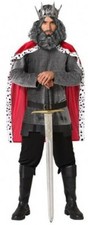 Déguisement Homme ROI Médiéval M/L Moyen Age Arthur Chevalier Adulte NEUF