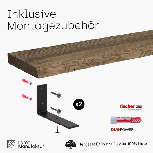 Lamo tablette murale bois - murale,