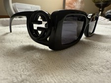 Gucci Double G-Chaise Longue 54 MMBlack Sunglasses for Women .  Double G. Gucci