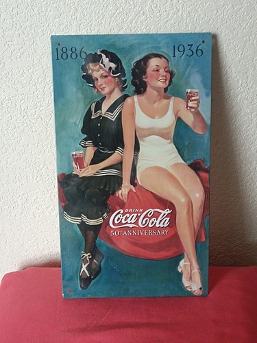 Plaque métal coca cola - plaque,