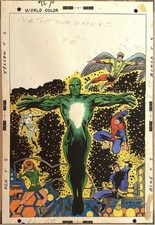 Planche Comics Originale Stat colors X-Men 55 de 1969