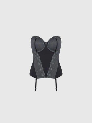 Bustier guêpière dentelle - guêpière,