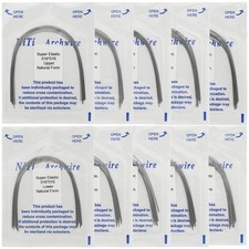 Orthodontic Arch Wire NiTi Natural Rectangular Arcos Ortodoncia 16×16 16×22 1725