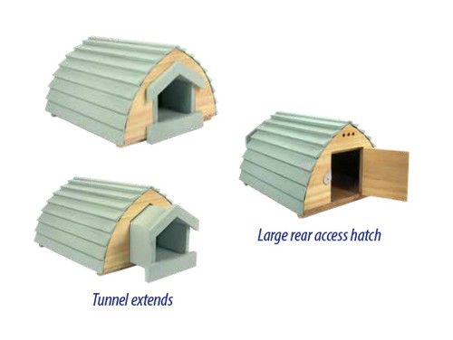 Abri hérissons bois - abri, à