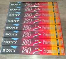 * LOT DE 8 CASSETTE SONY VHS