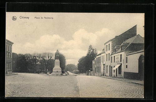 Cpa chimay place - cpa, faubourg