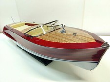 maquette riva bateau Riva Florida Crème  67cm entièrement Bois laiton modélisme