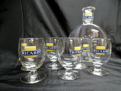 Lot verres ricard ballon - 6, 17