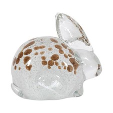 Presse papier verre lapin