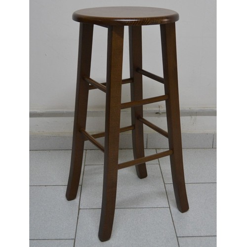 Sgabello bois noce sombre - en,