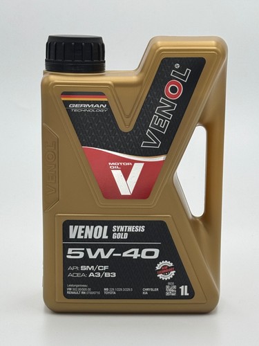 Huile moteur venol - moteur, 5w40