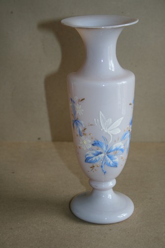 Vase ancien opaline - vase,