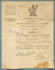 ● RIOM year 6 Republic 1798 gutter (Gutters) Puy de Dôme Gaby Revolution