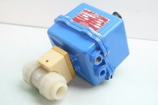 Asahi A87WJ Electric Actuator with 1" NPT Double Union PVC Ball Valve 115V AC 