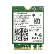 Carte Réseau Sans Fil WiFi 6E AX210 Bluetooth 5.3 M.2 5374 Mbps 2,4 GHz 5 G4414