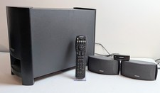Bose CineMate 2.1 Home Theater Speaker System Remote Tested Free Shipping