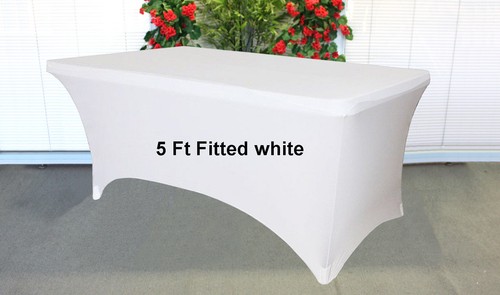 White stretch spandex fitted - spandex,