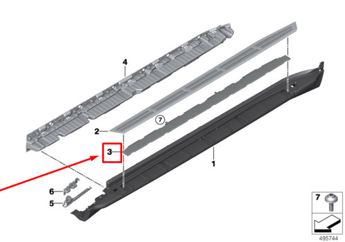 Insert seuil latéral de - seuil,