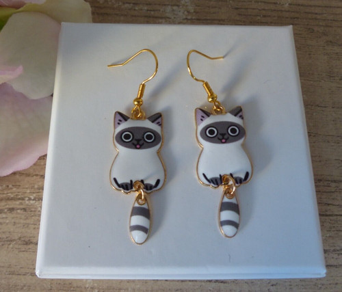 Boucles oreilles chat - boucles, d’oreilles
