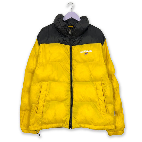 Veste napapijri jaune noir - veste, et