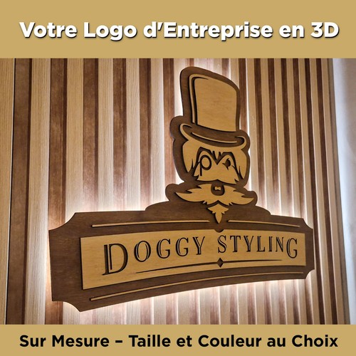 Enseigne logo multicouche - enseigne,